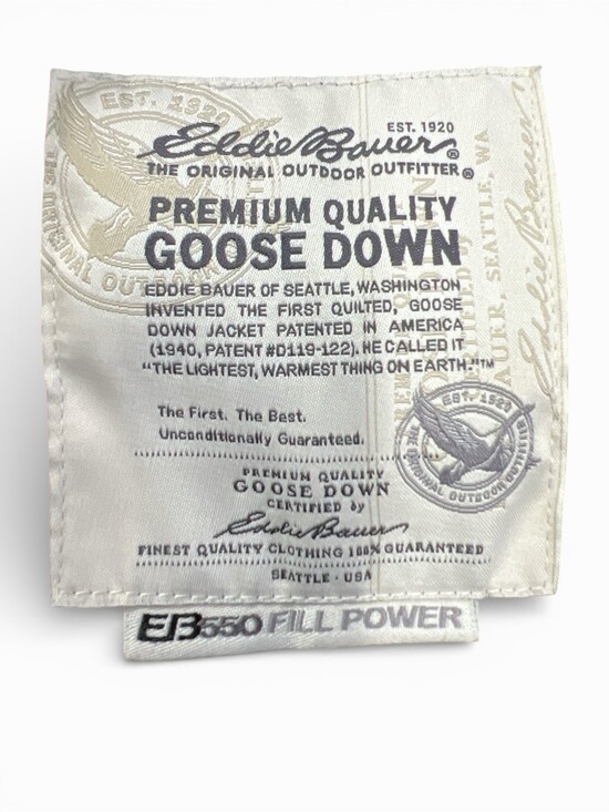 Eddie Bauer 550 Down Vest Women's Size M Black 75% Goose Down - Picture 6 of 9